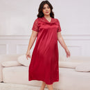 Oversized Loose Satin Pajamas