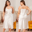 Oversized Satin Suspender Nightdress