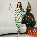 Green Christmas Tree Family Matching Holiday Pajamas Matching Pajamas